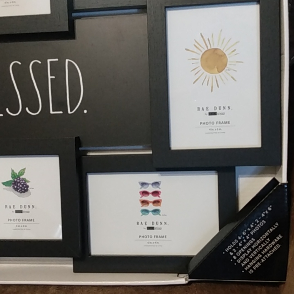 NEW Rae Dunn Blessed Collage Frame - Picture 8 of 8